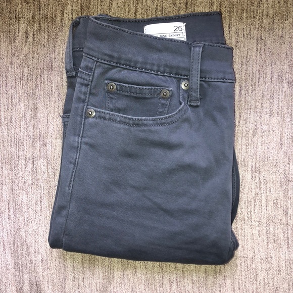 GAP 1969 Gray High Rise Skinny Jeans - Picture 4 of 4